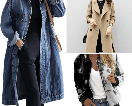 Fashion stylish jacket recommendation cover photo collage