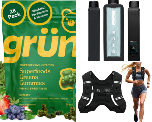 Healthy habits on the go cover photo collage