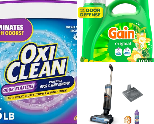 Home & Cleaning Must Haves! A clean, fresh smelling home is a happy home! cover photo collage
