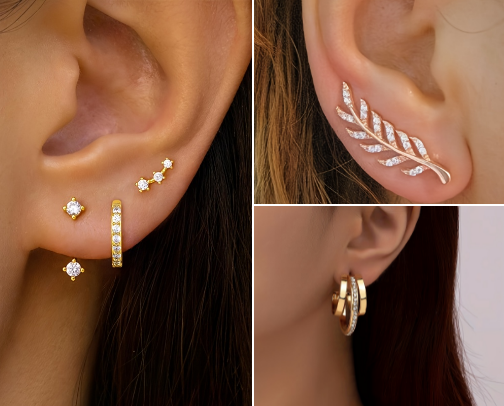 Women's fashion Earrings from Temu cover photo collage