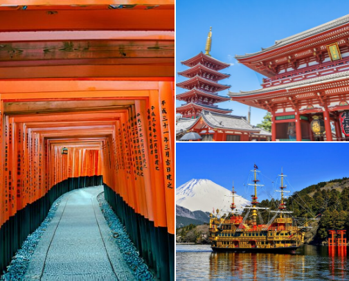 Ultimate Japan Travel Guide 2026: Best Things to Do, Hotels, Tours, Car Rentals & VPN Tips cover photo collage