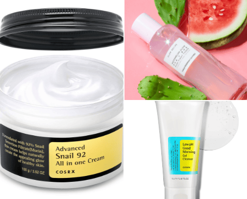 Skincare Favs cover photo collage