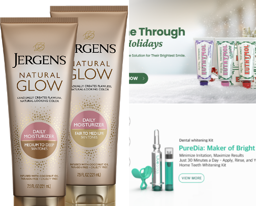 Overnight Makeover Products cover photo collage