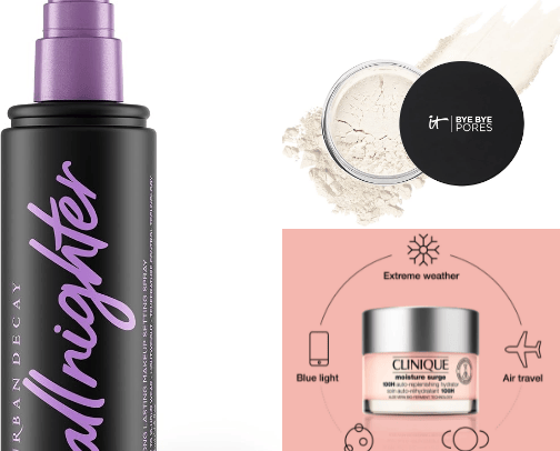 Must have beauty products cover photo collage