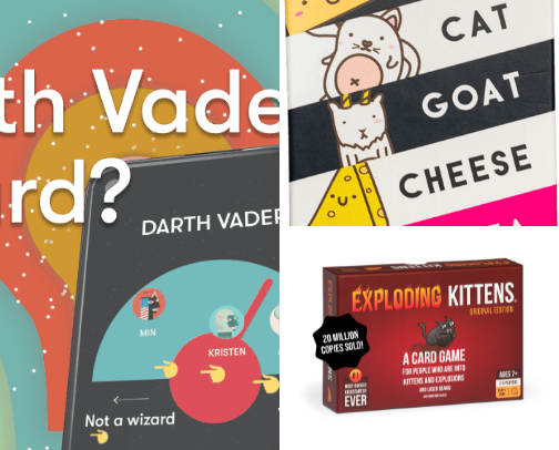 7 Board and Card Games Perfect For Family Weekend Game Night! cover photo collage