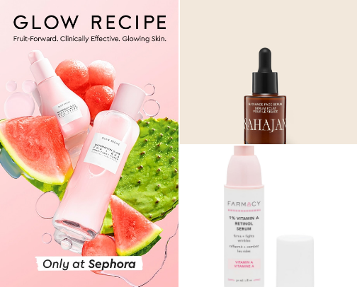 skincare recommendations cover photo collage