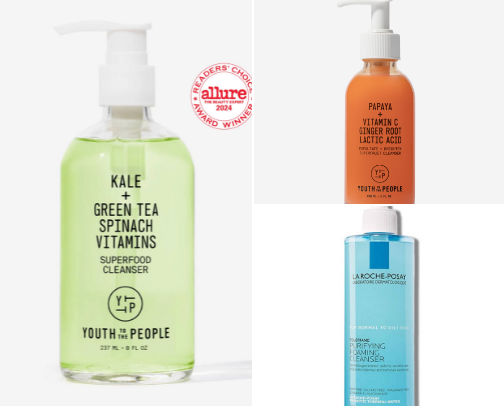 BEST FACIAL CLEANSERS🫧 cover photo collage