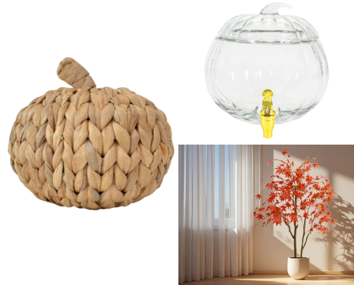 Cute Fall Decor for your living room! cover photo collage