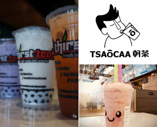 Boba Tea Shops cover photo collage