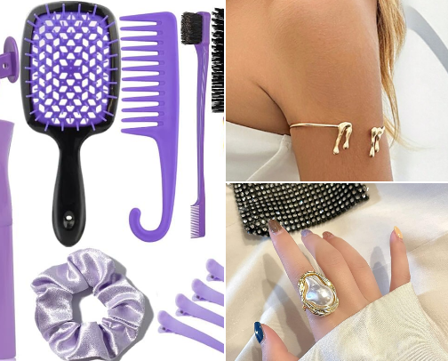 jewelry and accessories from shein ✨ cover photo collage