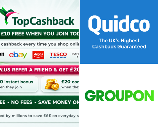 Best Cashback Apps to Save Money Online in the UK cover photo collage