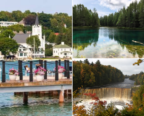 My favorite spots in the Upper Peninsula of Michigan cover photo collage