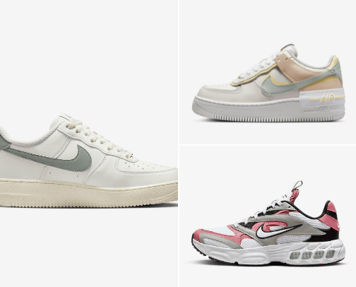 NIKE sport shoes cover photo collage