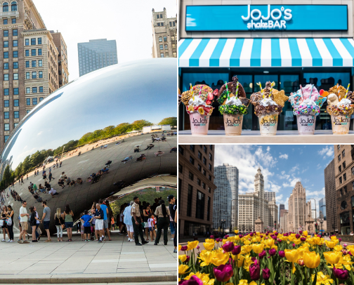 ✨ 15 Must-Feel Spots in Chicago  ✨ cover photo collage