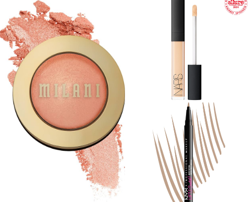 What's in my travel bag for everyday natural and beautiful look. cover photo collage