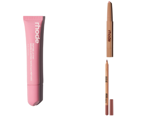 Lip products cover photo collage