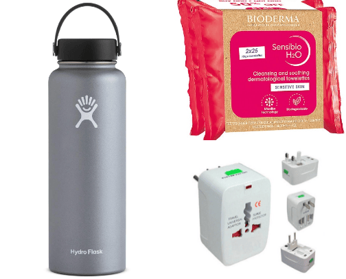 Travel essentials cover photo collage