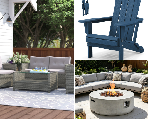Outdoor Furniture cover photo collage