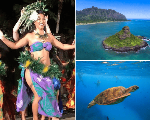 Oahu, Hawaii cover photo collage
