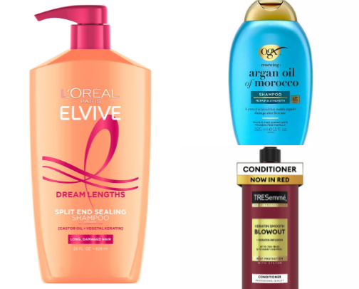 my GO-TO smooth hair favorites cover photo collage