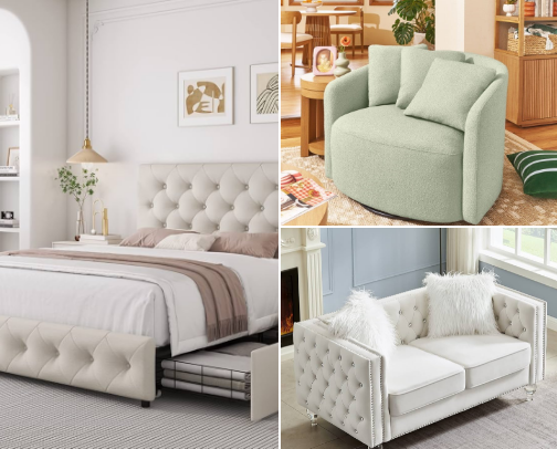 HOGAR CON ESTILO Y COMODIDAD🛏️🪞🛋️ cover photo collage