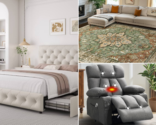 HOGAR CON ESTILO Y COMODIDAD🛏️🪞🛋️ cover photo collage
