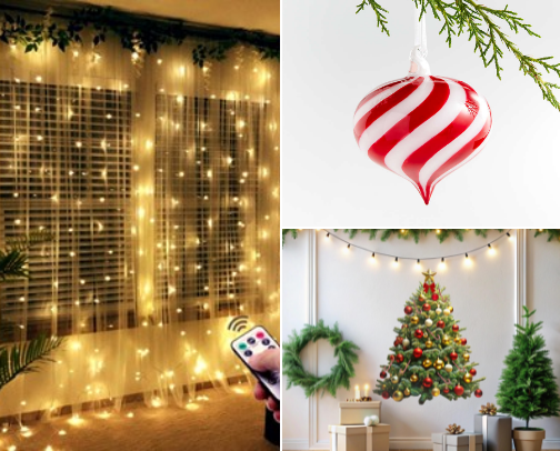 Budget-Friendly Christmas Decor & Holiday Essentials cover photo collage