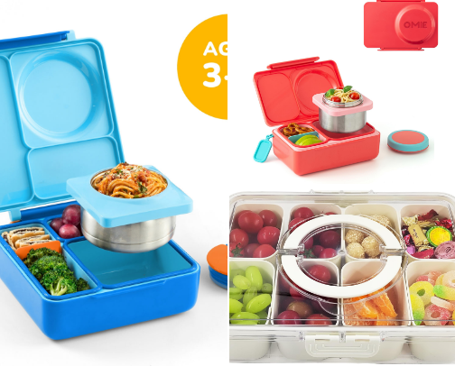Must have Lunch containers cover photo collage