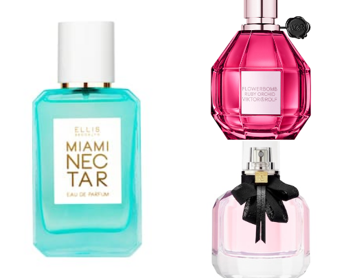PERFUMES THAT SMELL LIKE SUMMER: BRIGHT, BEACHY & TROPICAL SCENTS cover photo collage