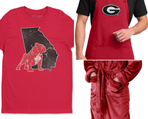 Georgia Bulldogs Sports Apparel cover photo collage