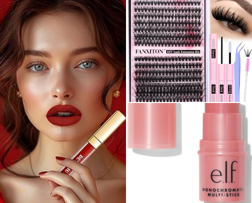 The beginner's guide to flawless makeup. cover photo collage