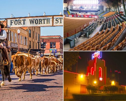 Favorite places to visit in Fort Worth cover photo collage