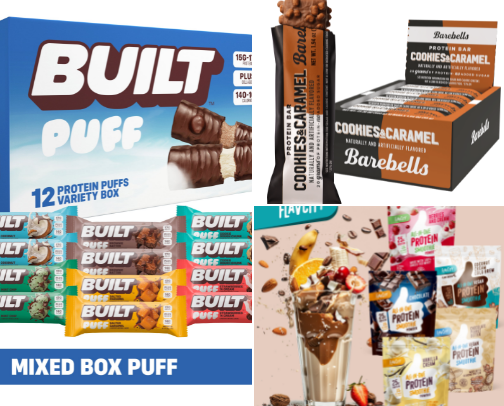 Riding that protein 🚂 cover photo collage