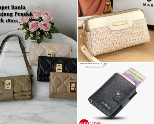 Stylish Women & Men Wallets – PU, Leather & Trendy Designs cover photo collage
