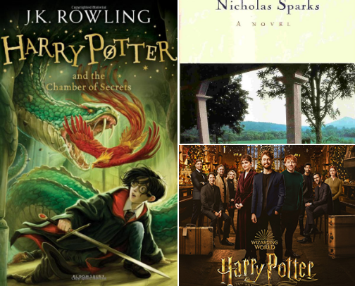 My favorite book recs cover photo collage