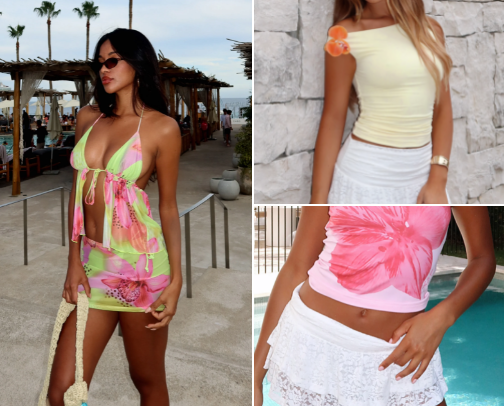 My Vacation Fit Check cover photo collage