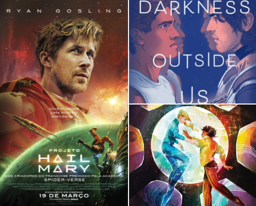 "space gays" media recs cover photo collage