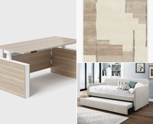 Guest room/Home office cover photo collage