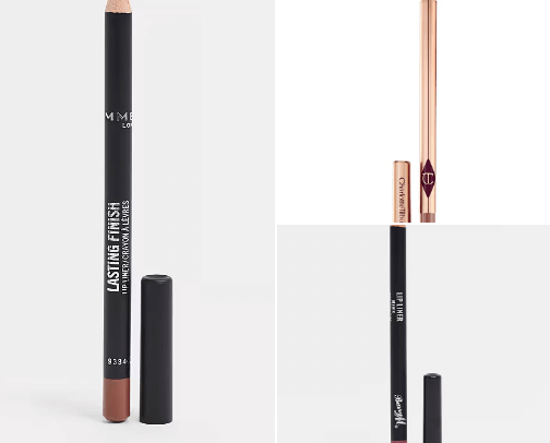 Lip makeup products cover photo collage