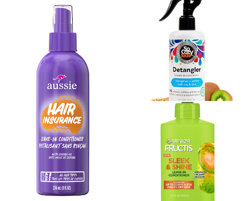 Leave in conditioner cover photo collage