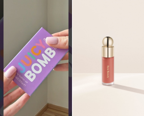 Essence juicy bomb shuny lip gloss cover photo collage
