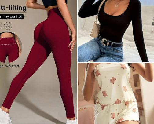 Affordable clothes cover photo collage