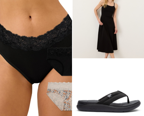 Shoes to the rescue for those who's feet hurt! **And organic clothing cover photo collage