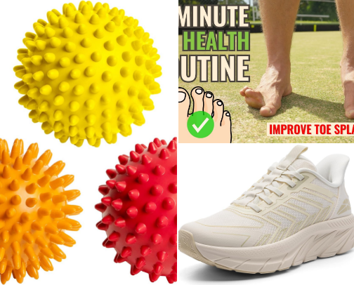 Shoes to the rescue for those who's feet hurt! **And organic clothing cover photo collage