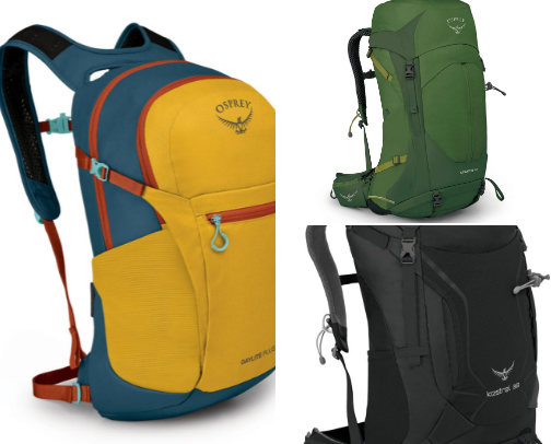 My Recommended Hiking Backpacks cover photo collage