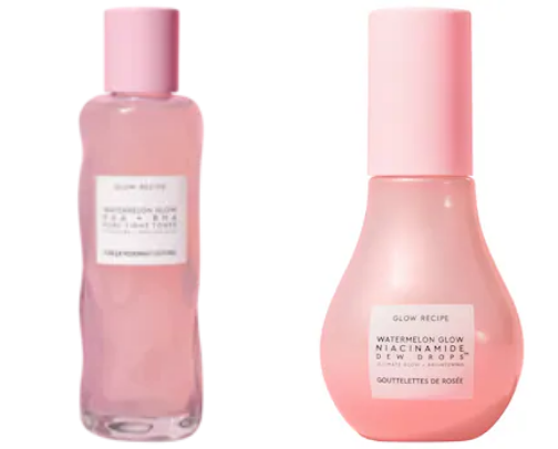 skincare products for hydrated and glowy skin cover photo collage