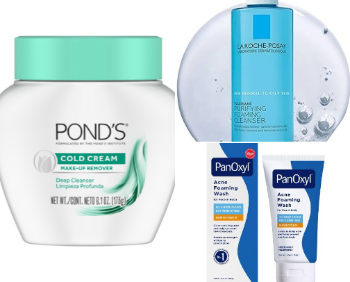 Skin care for acne prone skin cover photo collage