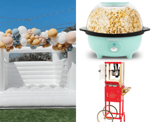 Party supplies cover photo collage