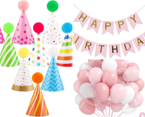 Baby Girl Birthday Party 🥳🩷✨ cover photo collage