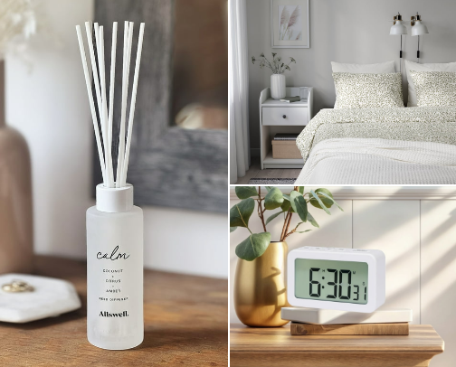 Minimalist Bedroom Essentials: Calm & Cozy Aesthetic Setup cover photo collage